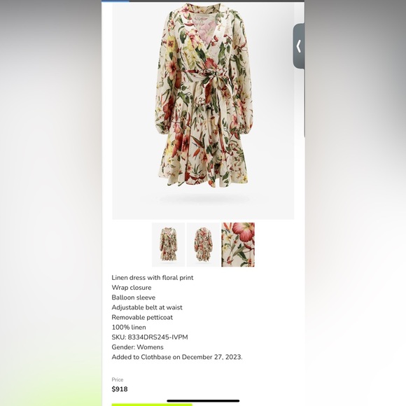 ZIMMERMANN Lexi floral-pattern linen mini dress - Picture 5 of 14